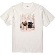 PATTA DOMINO Tシャツ #パグ01