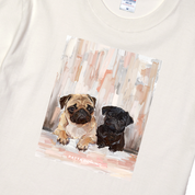 PATTA DOMINO Tシャツ #パグ01