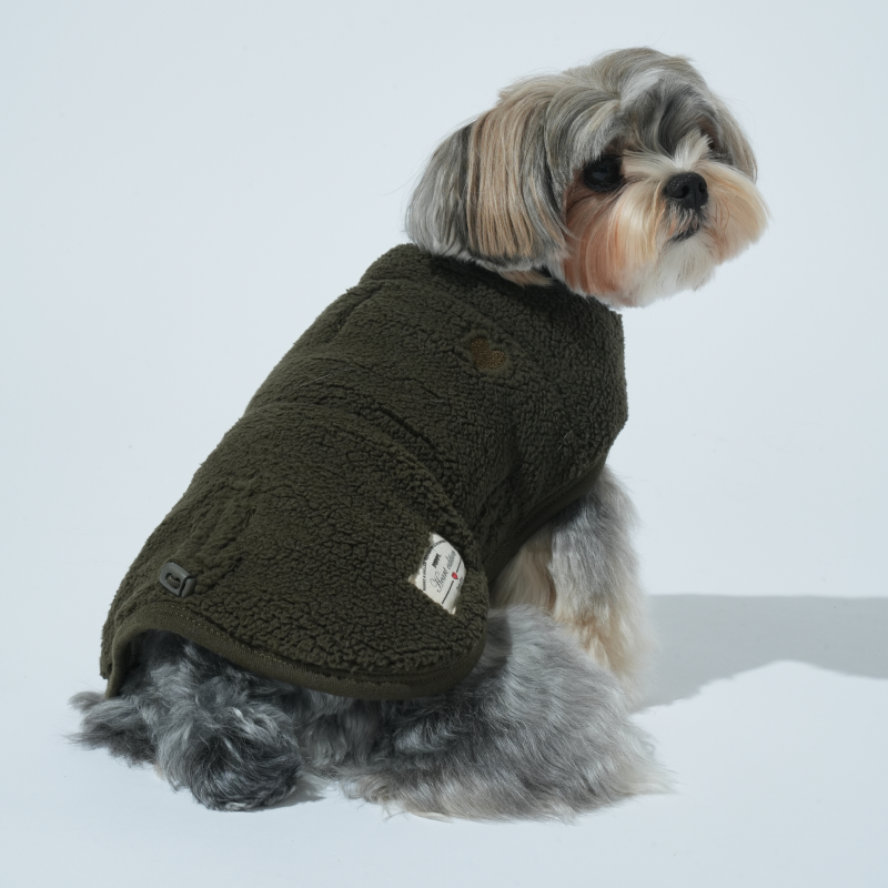 スナグル ハート ベスト #Khaki