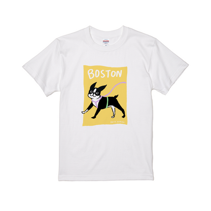 おさんぽTシャツ / ボストンテリア